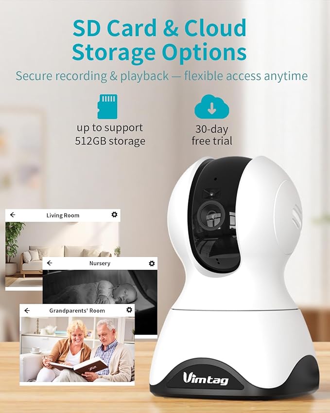 VIMTAG 4K UHD Cameras for Home Security