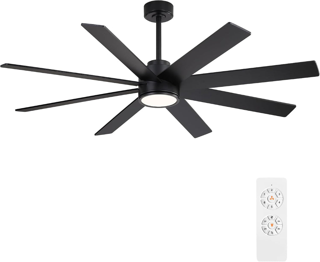 WINGBO 72" Large DC Ceiling Fans