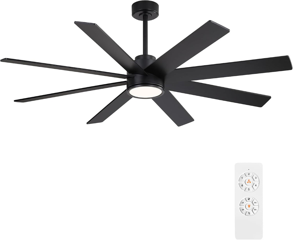 WINGBO 72" Large DC Ceiling Fans