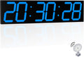 CHKOSDA 28.4''Large Digital Wall Clock, Automic Digital Clock
