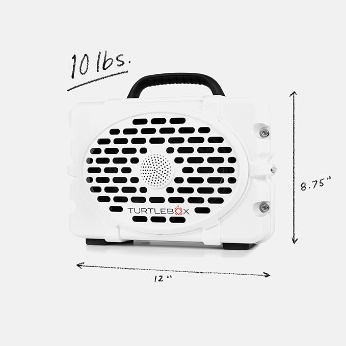 Turtlebox Original Gen 3: Portable Outdoor Bluetooth Speaker – Ultra-Loud