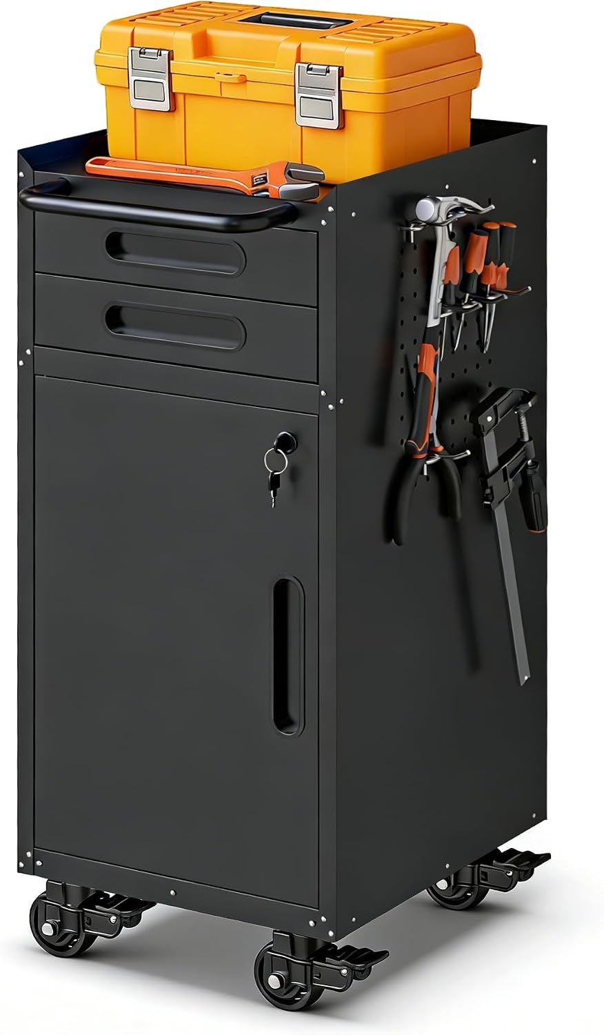 Metal Storage Cabinet for Garage, Tool Cabinet, Utility Cabinet