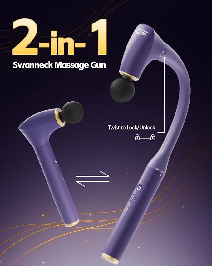 CAREKING 2-in-1 Detachable Muscle Massage Gun Deep Tissue
