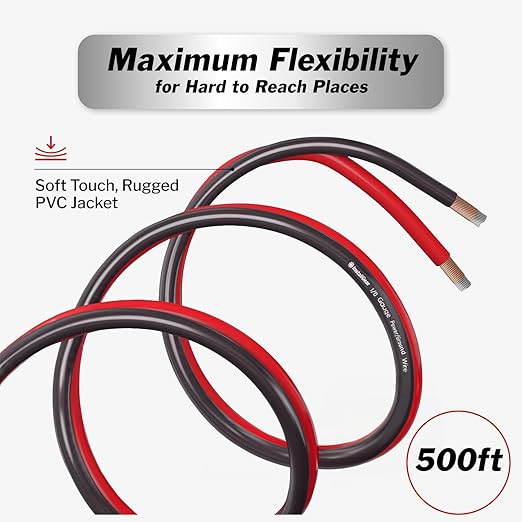 InstallGear 14 Gauge Speaker Wire 500 ft