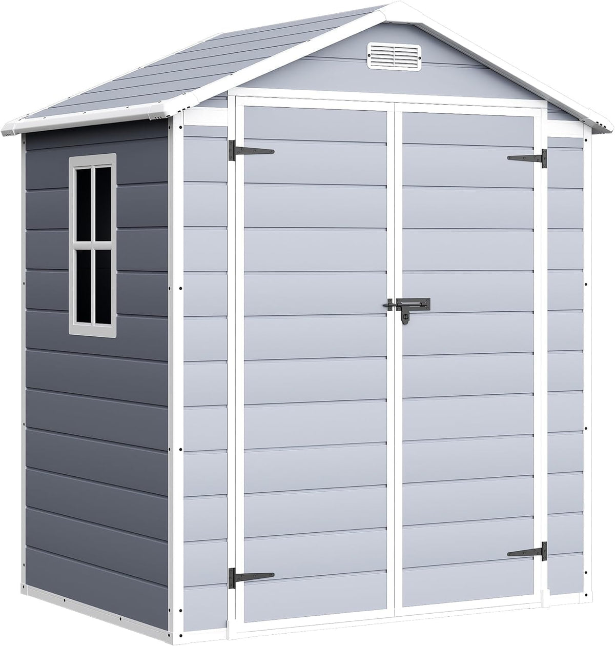devoko 6 x 4 ft resin outdoor storage on a desk or shelf