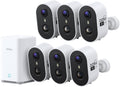 aosu 2K Battery Security Cameras Wireless Outdoor System, 6-Cam-Kit