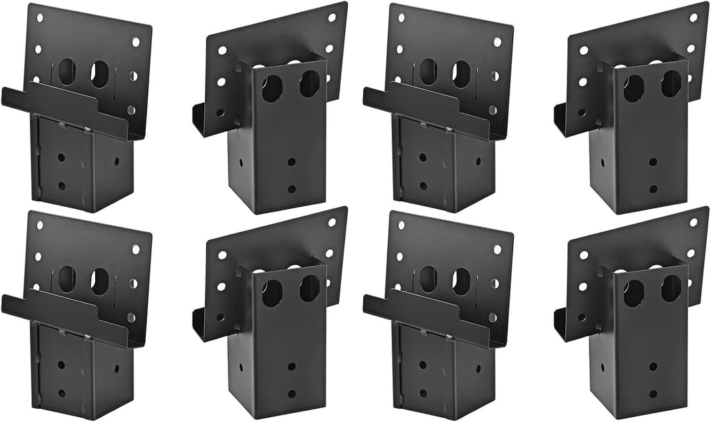 Kotiva Heavy Duty 4x4 Post Bracket for Tripod Deer Stand(Set of 8)