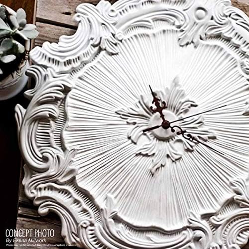 Ekena Millwork CM11PAUWF 11 1/2"OD X 1"P Palmetto Ceiling Medallion, Ultra Pure White