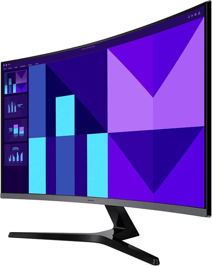 Samsung 32-inch S3 FHD 100Hz Curved Monitor, Game Mode, Eye Saver Mode
