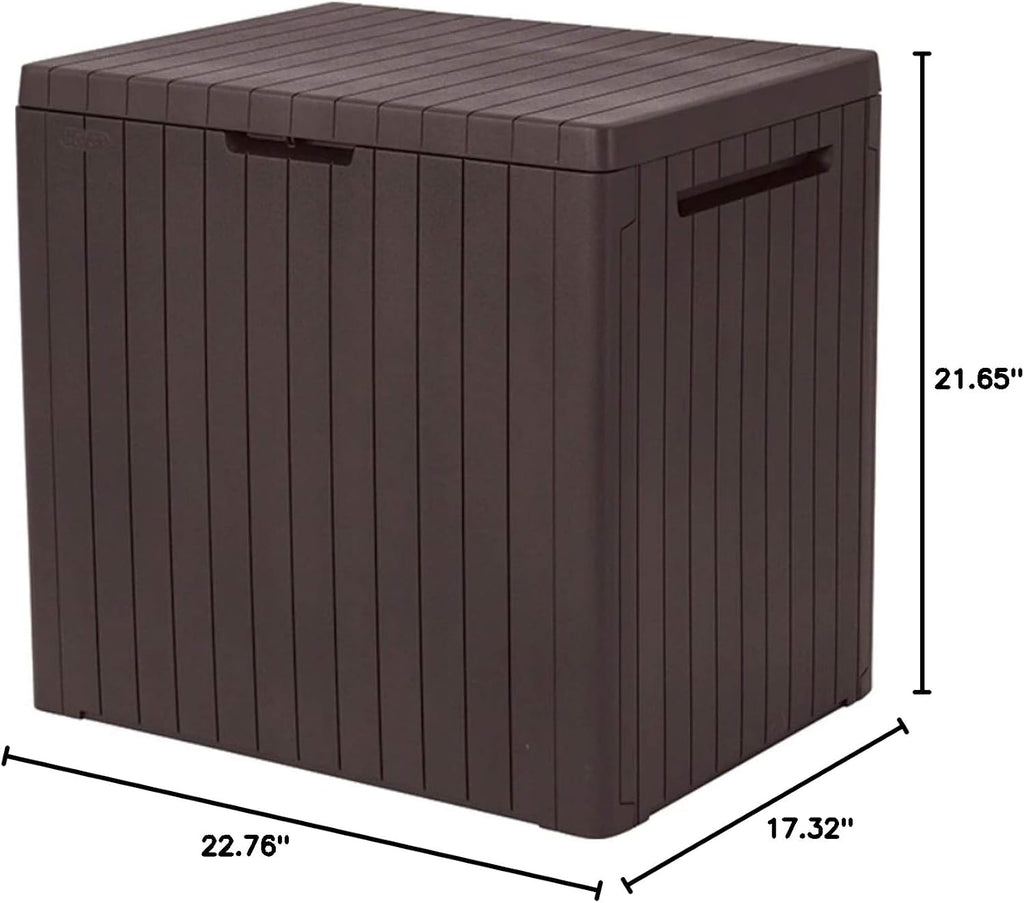 curver garden storage box 113 litre low temperature, close-up detail