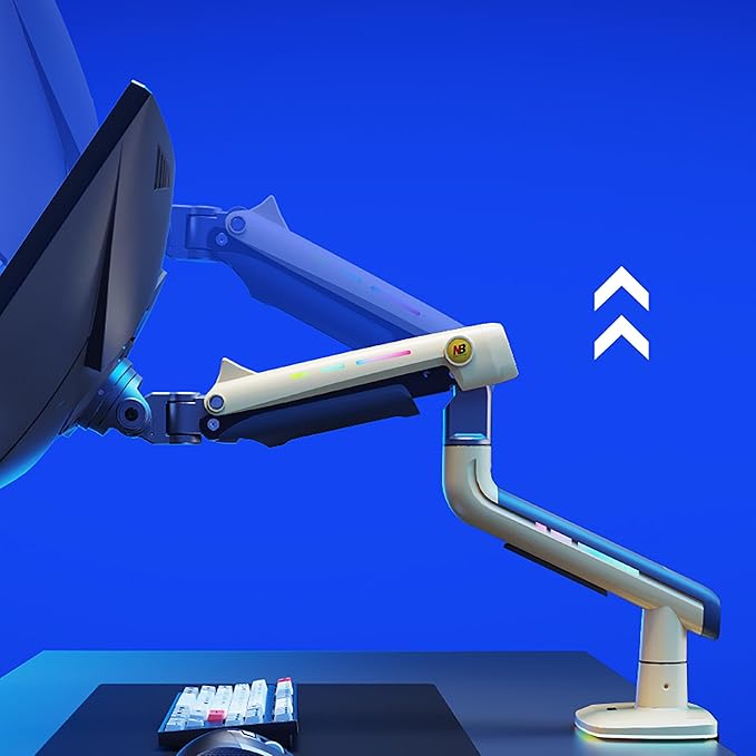 NB Gaming Monitor Arm or for 32 to 60 Inches Screen, Load up to 20 kg, VESA