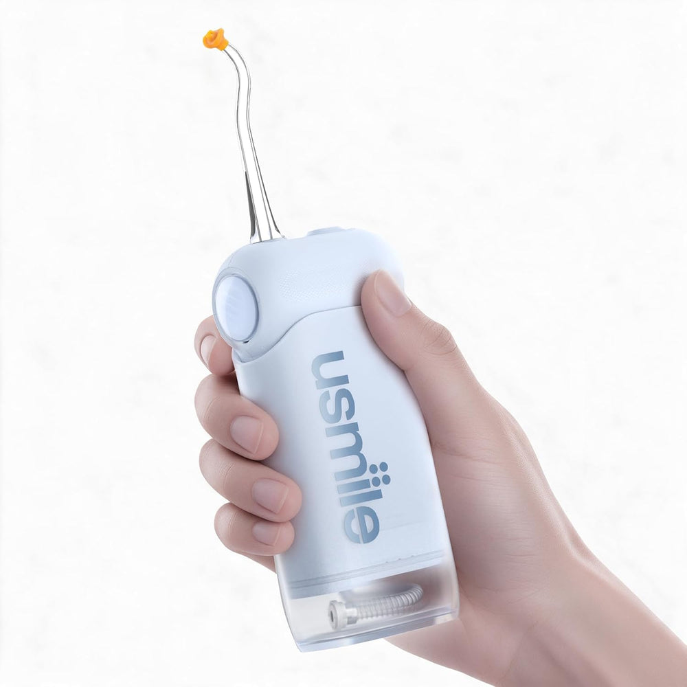 usmile C10 Portable Water Flosser Storage Set, 95-Day Battery, IPX7, Blue
