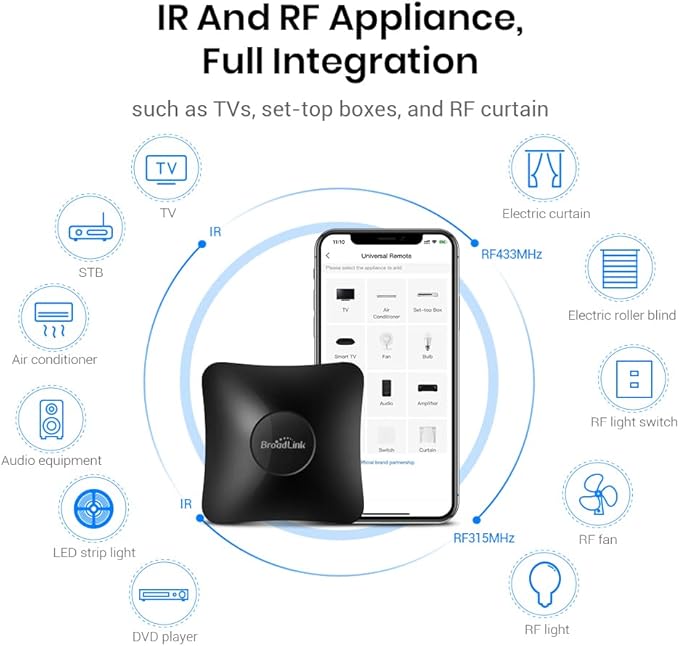 BroadLink IR/RF Smart Home Hub-WiFi IR/RF Blaster