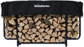Woodhaven Courtyard Outdoor Firewood Rack With Cover (6 Foot)