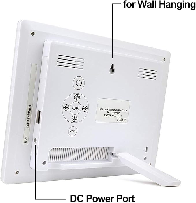 JALL 【New 2024】 Digital Calendar Alarm Day Clock -