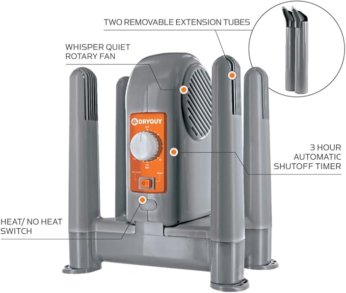 DryGuy Shoe, Garment & Gear Electric Dryer, Quick Drying