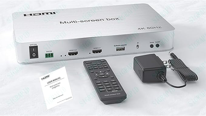 4K 2x2 Video Wall Controller&Multi-Screen Box point-to-point processor HDMI
