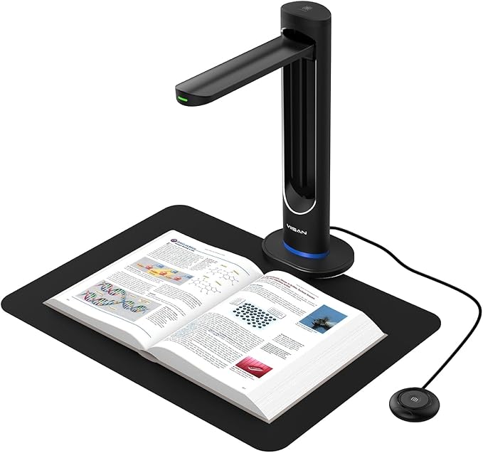 VIISAN K48 Book Scanners: 48MP Output, USB Camera