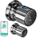 TCL K1 Fingerprint Smart Door Knob, 0.3s Biometric Keyless Entry, 4-in-1 Access with App Control & Passcode, Auto-Lock, Anti-Peep Keypad, 100 Fingerprints, for Bedroom Apartment Airbnb