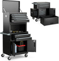 IRONMAX 3-in-1 Steel Rolling Tool Chest, 6 Drawers and Storage Compartment