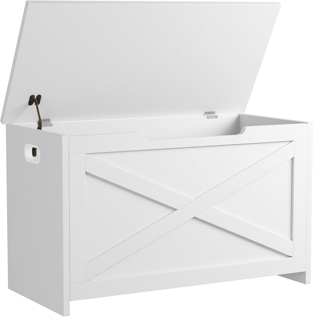 GAOMON 30" Storage Chest, Storage Bench with Safety Hinge