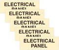 All Quality Basic Electrical Panel Sign (5 Pack)