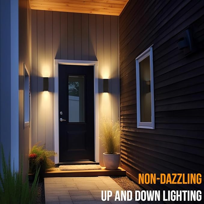 wowlite Modern Up Down Wall Lights Outdoor