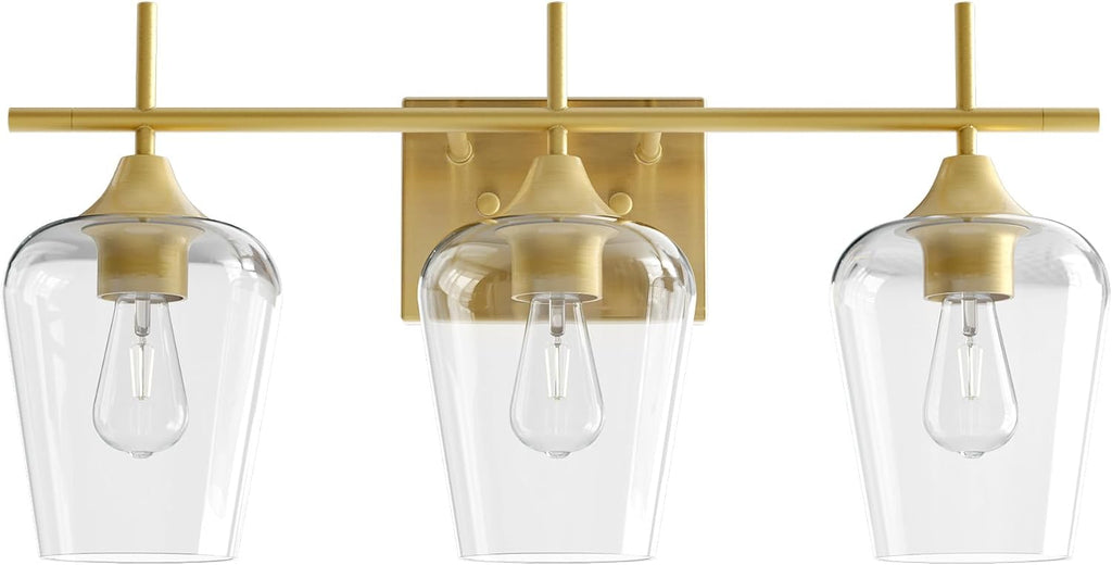 VONLUCE Bathroom Vanity Light, 3 Light Bathroom Light Fixture Over Mirror