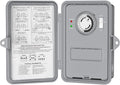 BN-LINK Pool Pump Timer, Outdoor Mechanical Timer Box, Heavy Duty 24 Hour