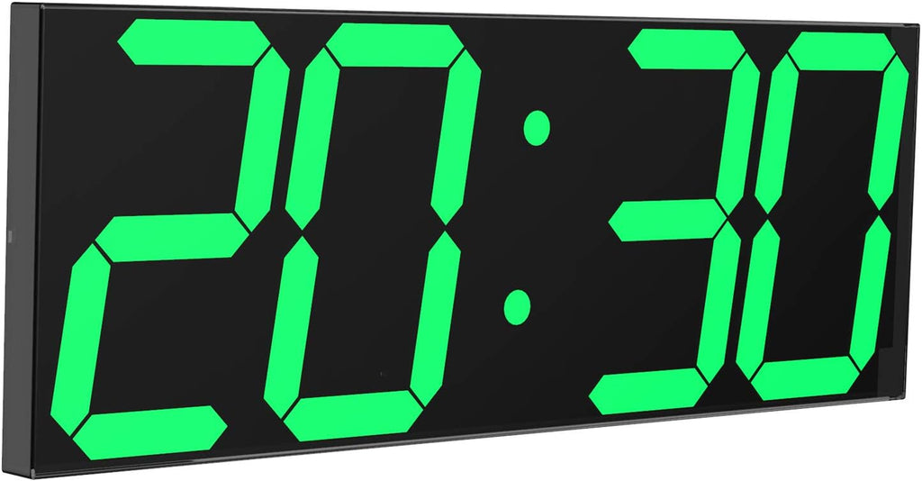CHKOSDA LED Large Digital Wall Clock, Oversize Wall Clock