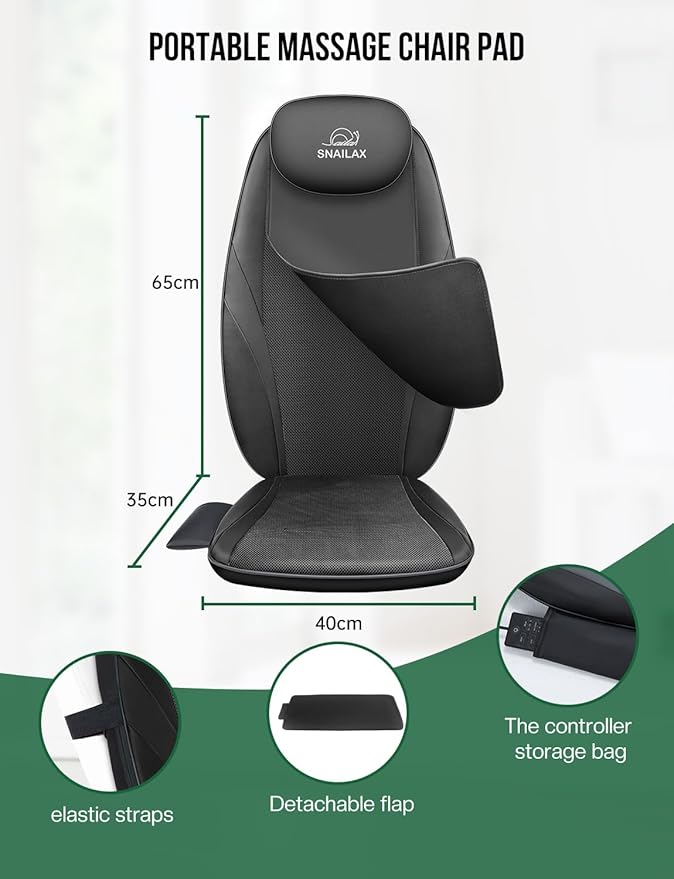 Snailax Back Massager with Heat, Gifts