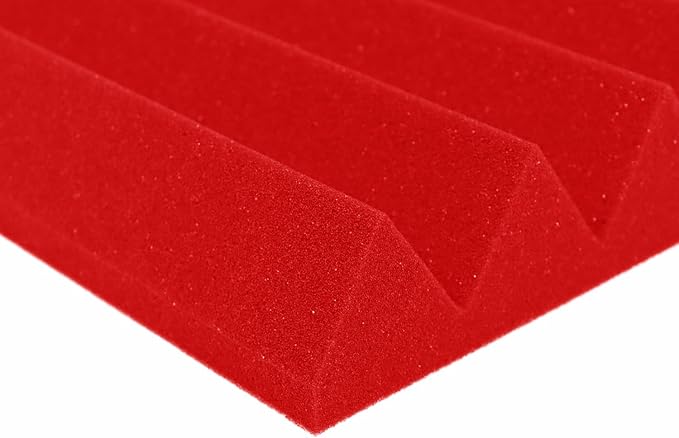 Foam Factory Inc 24 Pack Color Acoustic Foam Panel Studio Soundproofing Wedge