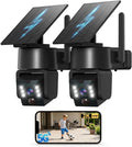 2K Solar Security Camera, 5G&2.4G Wi-Fi Outdoor Camera Wireless