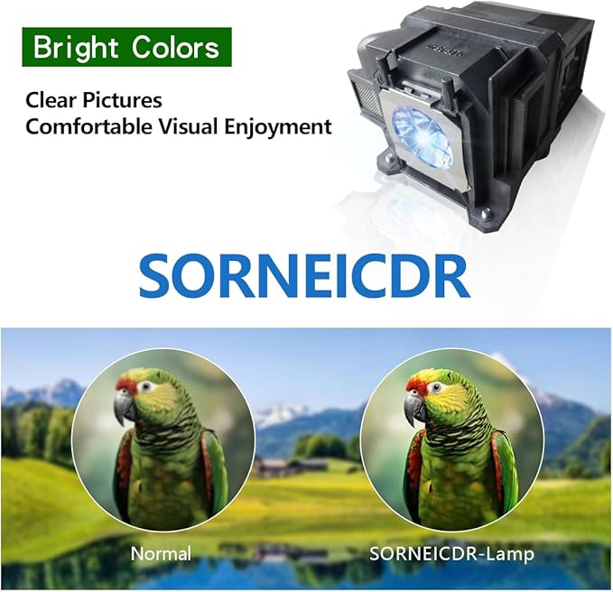SORNEICDR ELP LP78 Replacement Projector Lamp Bulb Compatible