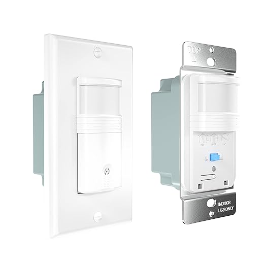 EverElectrix 4 Pack Motion Sensor Light Switch, Indoor Occupancy & Vacancy