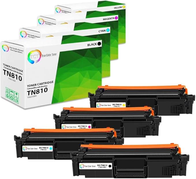 TCT TN810 Toner Cartridge 4 Pack