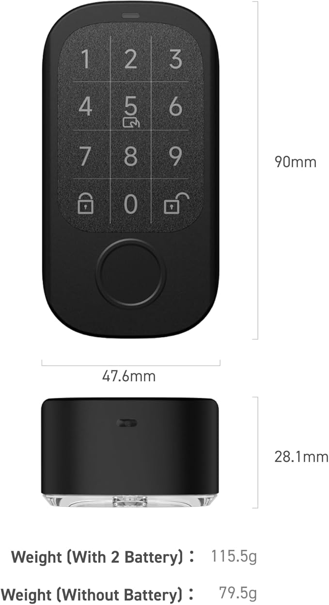 CANDY HOUSE Sesame Touch Pro, Smart Lock, Fingerprint, NFC Card, Vacation Rental