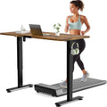 Veken 55 Inch Large Electric Standing Desk, Heights Adjustable, Sit to Stand Up