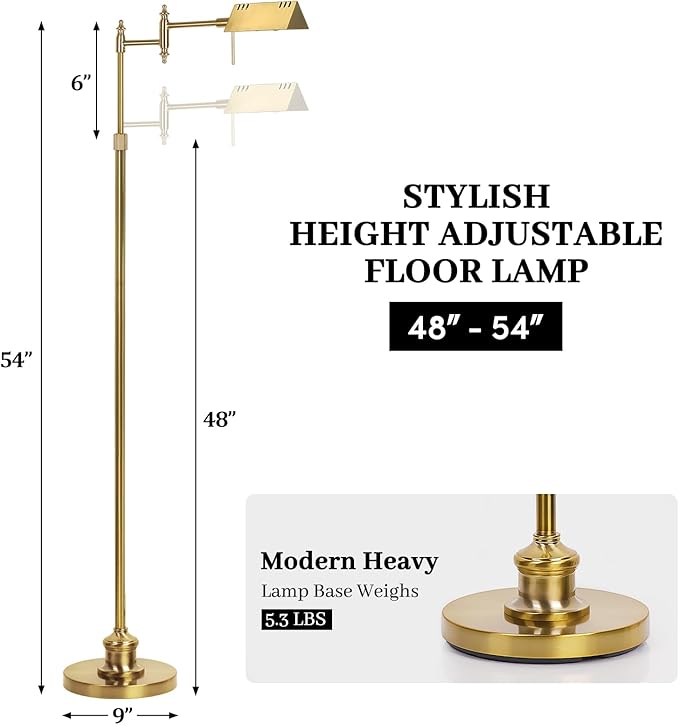 Dimmable Pharmacy Floor Lamp