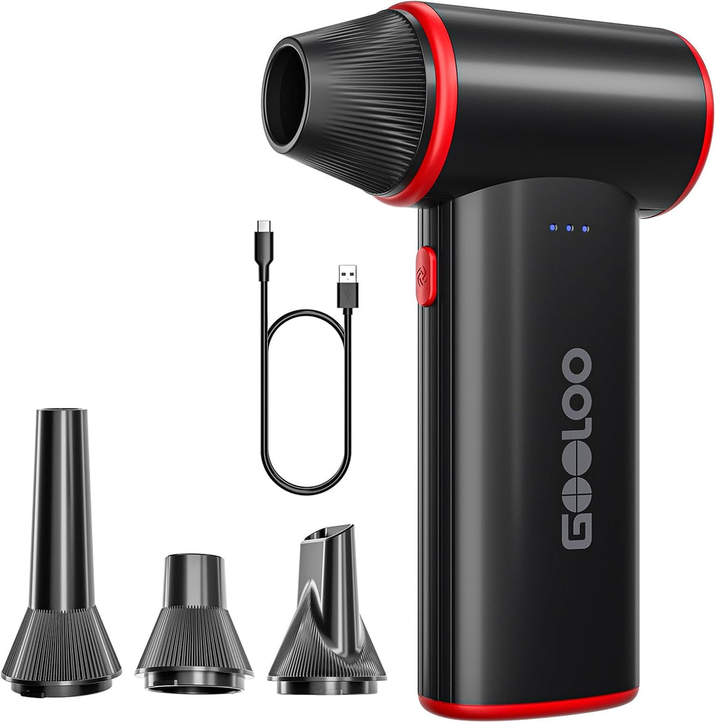 GOOLOO F3 Compressed Air Duster, 150000RPM Duster