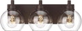 METWET Bathroom Light Fixtures Over Mirror, 3-Light Oil Rubbed Bronze Vanity