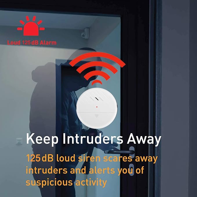 EverNary Window Vibration Alarm (6Pack)