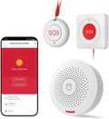 Hapippofa Caregiver Pager Elderly Alert Call Button Life Alert Systems