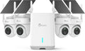 CAMSTRO 4K Security Cameras Wireless Outdoor No Subscription, 360° PTZ Home