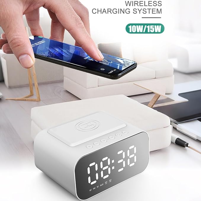 IHAO 7in1 Multifunctional Digital Alarm Clock