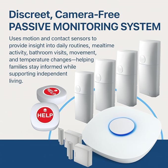 StackCare by Connected Caregiver Medical Alert System, Fall Detection