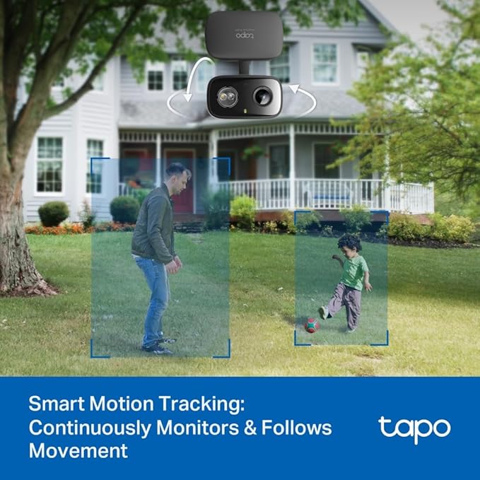 Tapo 2K Indoor/Outdoor Pan/Tilt Wired Security Camera