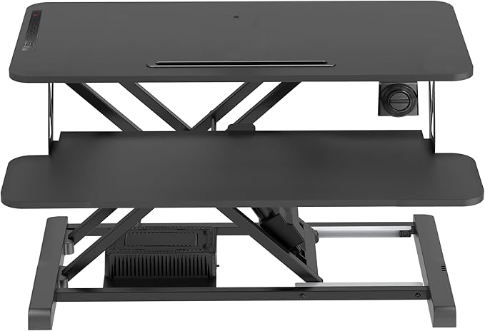 Rocelco 37.4" Electric Standing Desk Converter