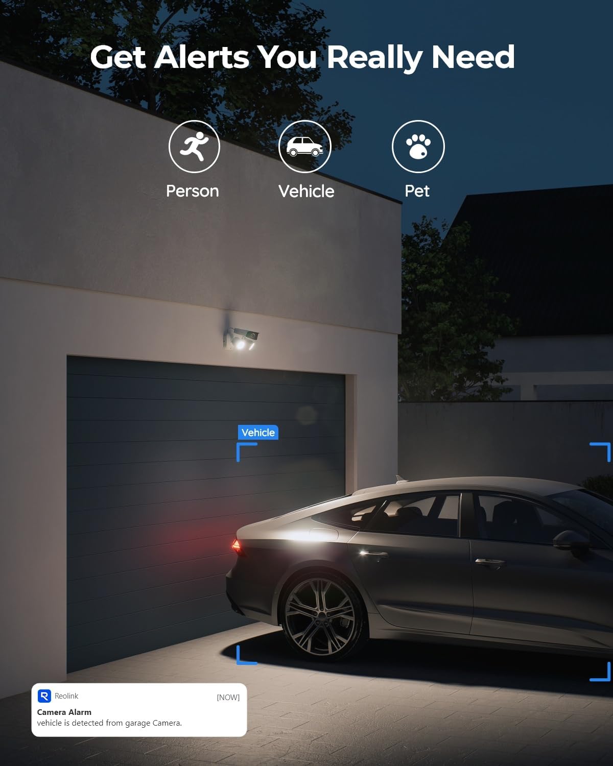 reolink 4k poe security camera duo floodlight poe showing dimensions