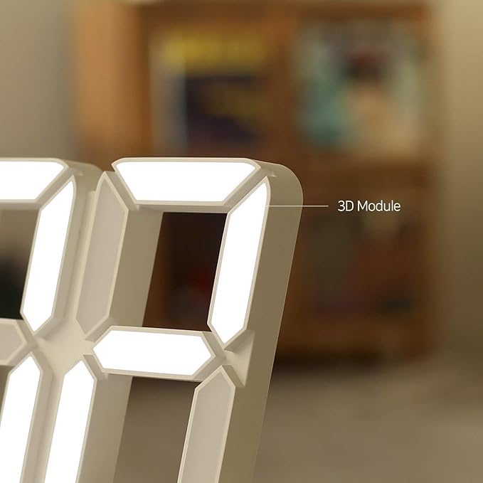 mooas 3D Pure Slim M LED Clock